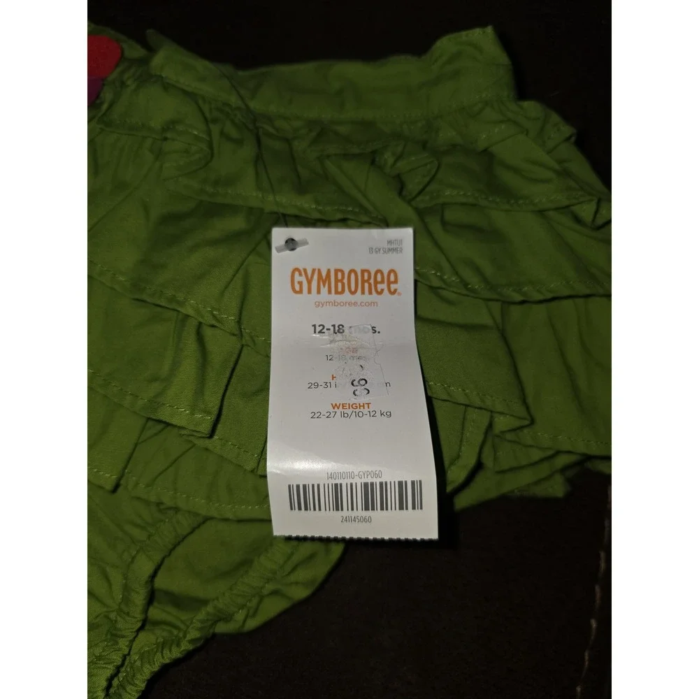 Gymboree‎ layette line tropical pedals skort size 12 18 months nwt